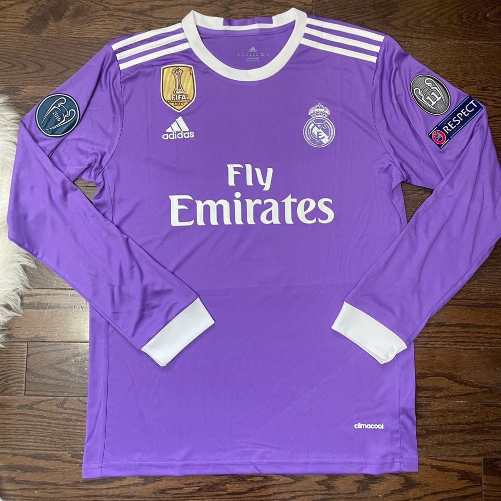 Real Madrid Retro Ronaldo 2016/17 Soccer away Jersey - UCL Final Size XL